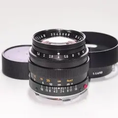 ライカ ズミルックス 50mm F1.4（後期型）12586 純正フード付きのサムネイル