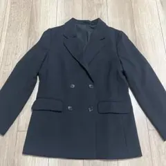 GU 黒 ダブルブレスト テーラードジャケット Lサイズ
