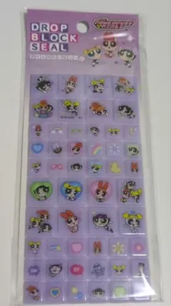 パワーパフガールズ DROP　BLOCK　SEAL　タイルシール
