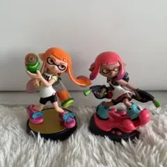 スプラトゥーン amiibo ネオンピンク ガールオレンジ