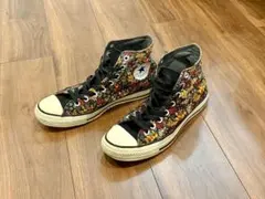 【レアアイテム 美品】Converse 花柄 ハイカット フラワー スニーカー