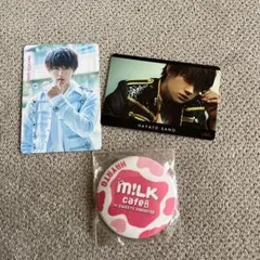 佐野勇斗　トレカ缶バッチセット