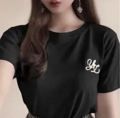 GRL ロゴ刺繍Tシャツ[ze773a]
