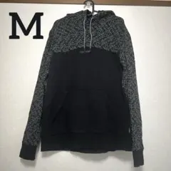 Calvin Klein パーカー ロゴ 総柄 ブラック　カルバンクライン
