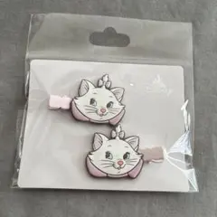 ディズニーストア おしゃれキャット マリーちゃん ヘアクリップ　【未使用品】
