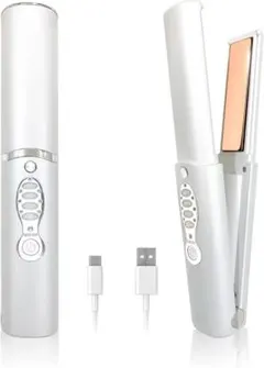 コードレス ストレートヘアアイロン 2in15000 mAhバッテリー