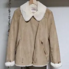 ライダースジャケット ムートンコート