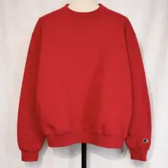 Champion クルーネック スウェット トレーナー XL 赤
