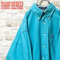 ☆希少色☆ TOMMY HILFIGER☆トミーフィルフィガー☆刺繍ワンポイント