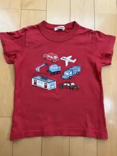 familiar 赤 Tシャツ 男の子120cm