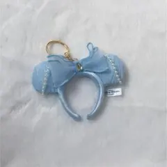ディズニーシー24周年　マーメイドラグーン　ミニー　カチューシャ　キーチェーン