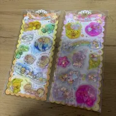 国内正規品　キラキラウォーターインシール　なっとうちゃん　フワフワらびちゃん