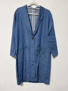 Richeglamour☆リシェグラマーデニムロングコート　テーラード