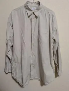 【coen】コーエン 長袖シャツ ベージュ オーバーサイズ L〜XL相当 メンズ