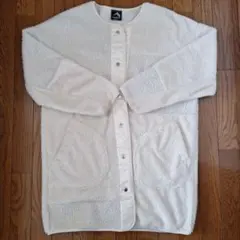 ホワイト フリースジャケット