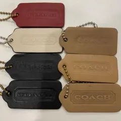 OLD COACH コーチ ハングタグ チャーム 7点 セット キーホルダー