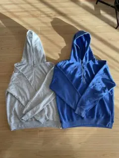 BEAUTY&YOUTH ハーフジップパーカー　2着セット　XL