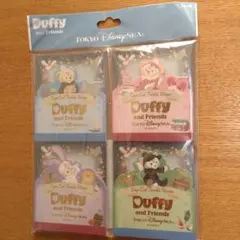 ディズニーDuffy and Friends メモ用紙 4個入り