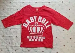 BABY DOLL 半袖Tシャツ 130cm レッド