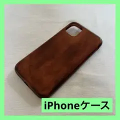 iPhone カバー ケース 本革 レザー ブラウン 手作り