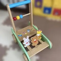 MIKI HOUSE 木製 手押し カタカタ