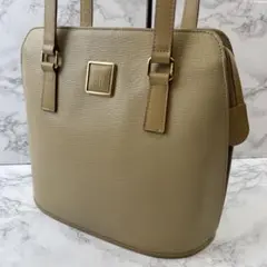 NINA RICCI ニナリッチ 本革 レザー セミショルダーバッグ ベージュ