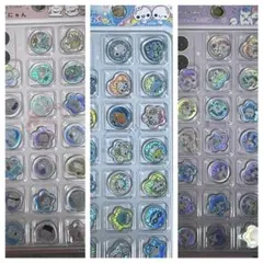 【国内正規品】おはじきシール3種ぷくぷくあわわちゃんもぐにゃんユニコーンロゼッタ