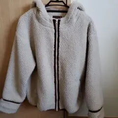 lovetoxic ラブトキシック ボアジャケット フード付【L】