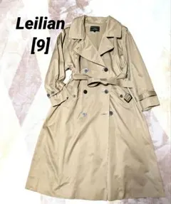 レリアン✦Leilian トレンチコート ベージュ 9号 スプリングコート М