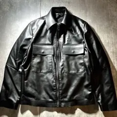 ZARA fake leather jacket blouson A-2