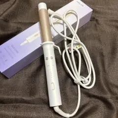 ANLAN オートカールアイロン ホワイト/ゴールド