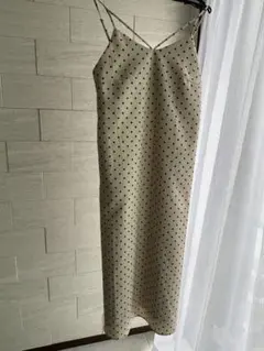 AMERICAN HOLIC ドット柄 キャミワンピース M