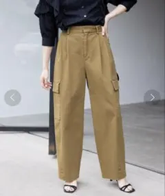 スローブイエナ　タックカーゴチノトラウザー36