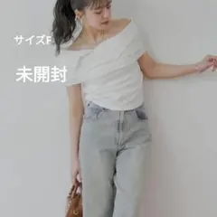 最安値！定価5500円、新品、chico、レイヤードシャツオフショルトップのサムネイル