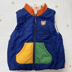 ミキハウス ホットビスケッツ　フリースベスト 100cm