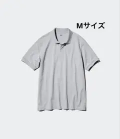 UNIQLO ドライカノコポロシャツ Mサイズ グレー