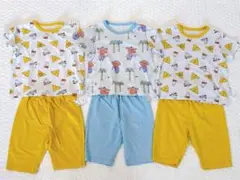 半袖パジャマ 90cm ユニクロ 3点セット まとめ売り