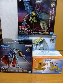 デジモンアドベンチャー　一番くじ　ラストワン　A賞　B賞　c賞　4点セット