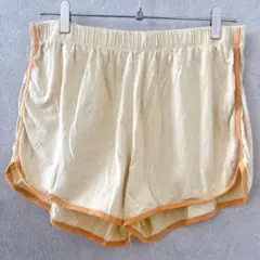 ショートパンツ ルームウェア 【XL】オレンジパイピング