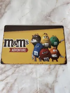 ブリキ看板 M&M's ADVENTURE インテリア雑貨 メタルサイン