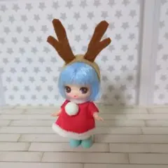 A402ミニチュアドール（ぷちリカちゃんサイズ）ドレス、ヘアバンド、パンツ