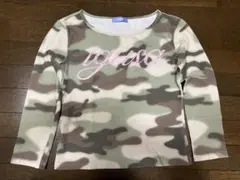 193 CAMOUFLAGE 3/4 SLEEVE TOP igusa - メルカリ