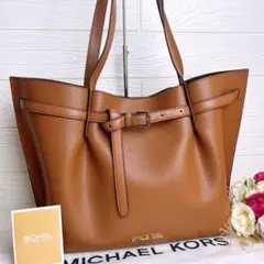 極美品☆MICHAEL KORSマイケルコース トートバッグ ラージサイズ 大