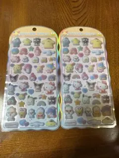 正規品 サンリオ コットンパフィーシール キティ