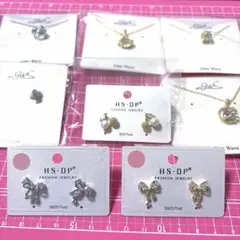 LuLuDiy Duo　ネックレス　ピアス　両耳用　S925　シルバー　セット★