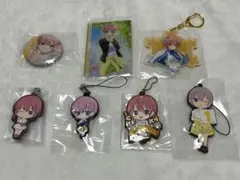 中野一花 ラバスト アクリルキーホルダー 缶バッジ カード 7点セット