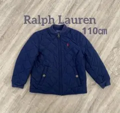 ラルフローレン　ネイビー キルティングジャケット　アウター　ジャンパー　110