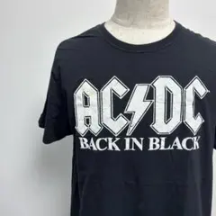 エーシーディーシー　バックインブラック Tシャツ Lサイズ　バンド　バンT