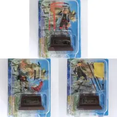 【 新品あり 】　戦国の覇者　フィギュア　3点　前田利家　上杉謙信　槍足軽