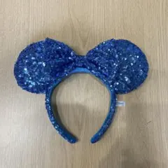 ディズニー カチューシャ スパンコール ブルーのサムネイル